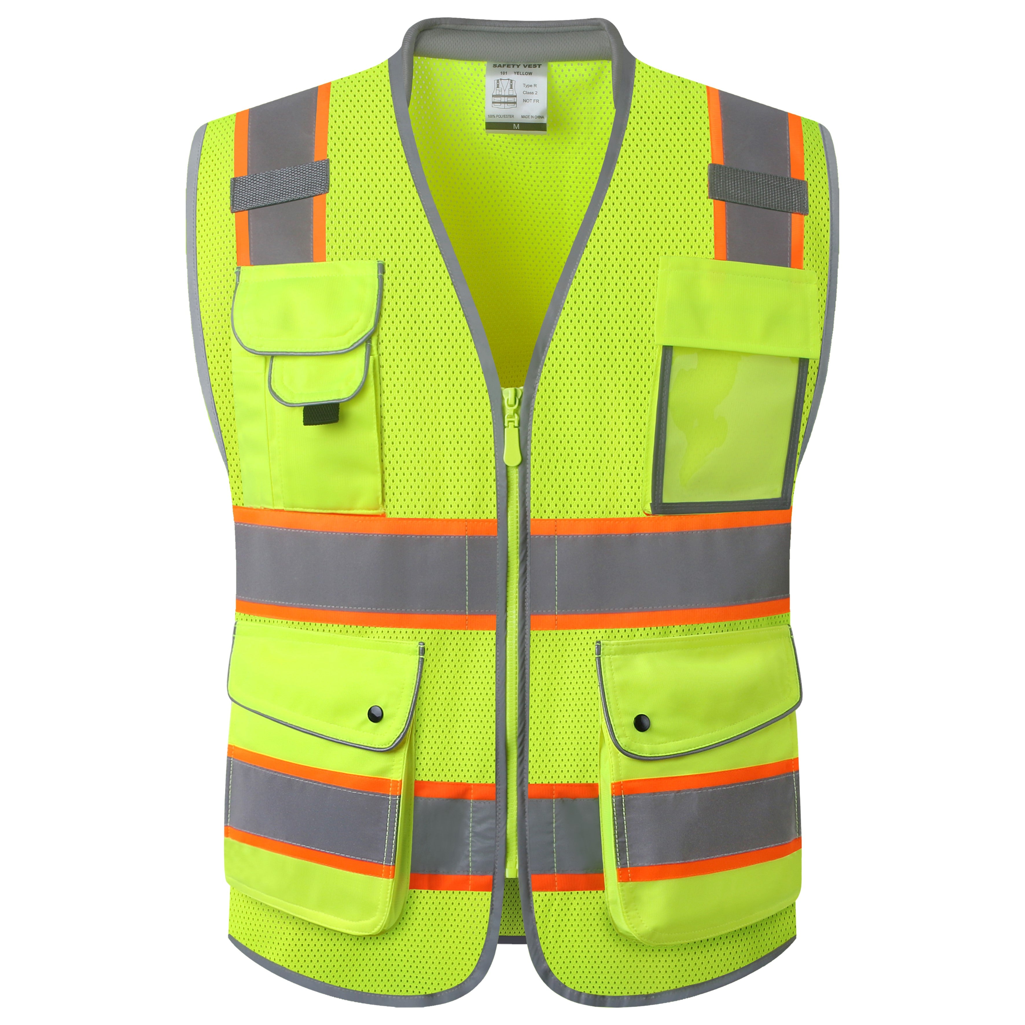 Construction Vest Safety Vest With Pockets Walmart Fluorescent