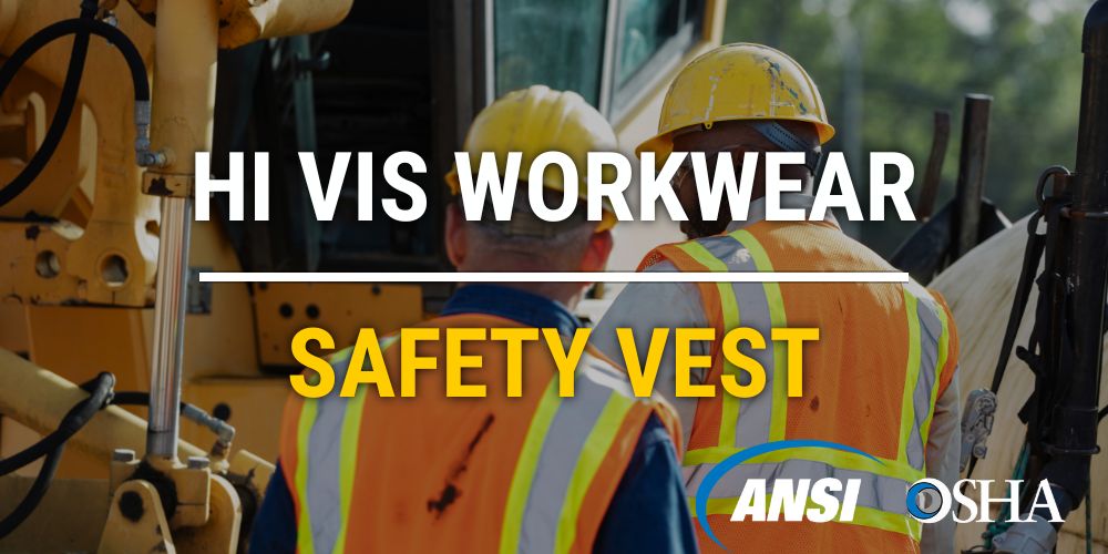 hi vis workwear reflective safety vest