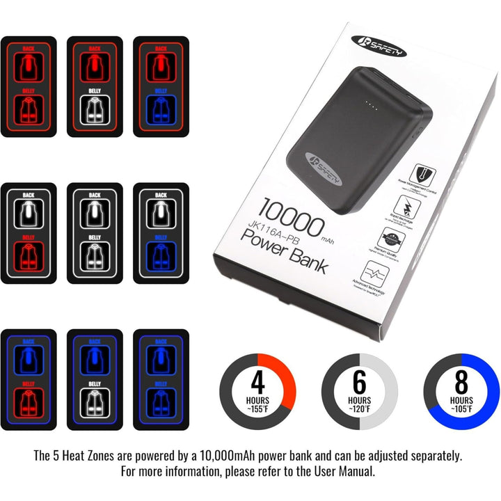 JKSafety 10 Pockets Waterproof Hi-Vis Reflective Winter Bomber Jacket (JK118)