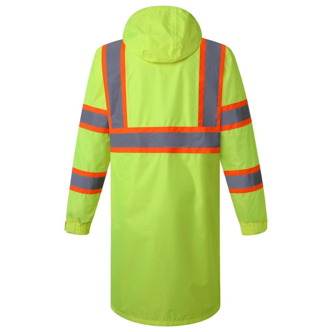 Reflective safety rain jacket online