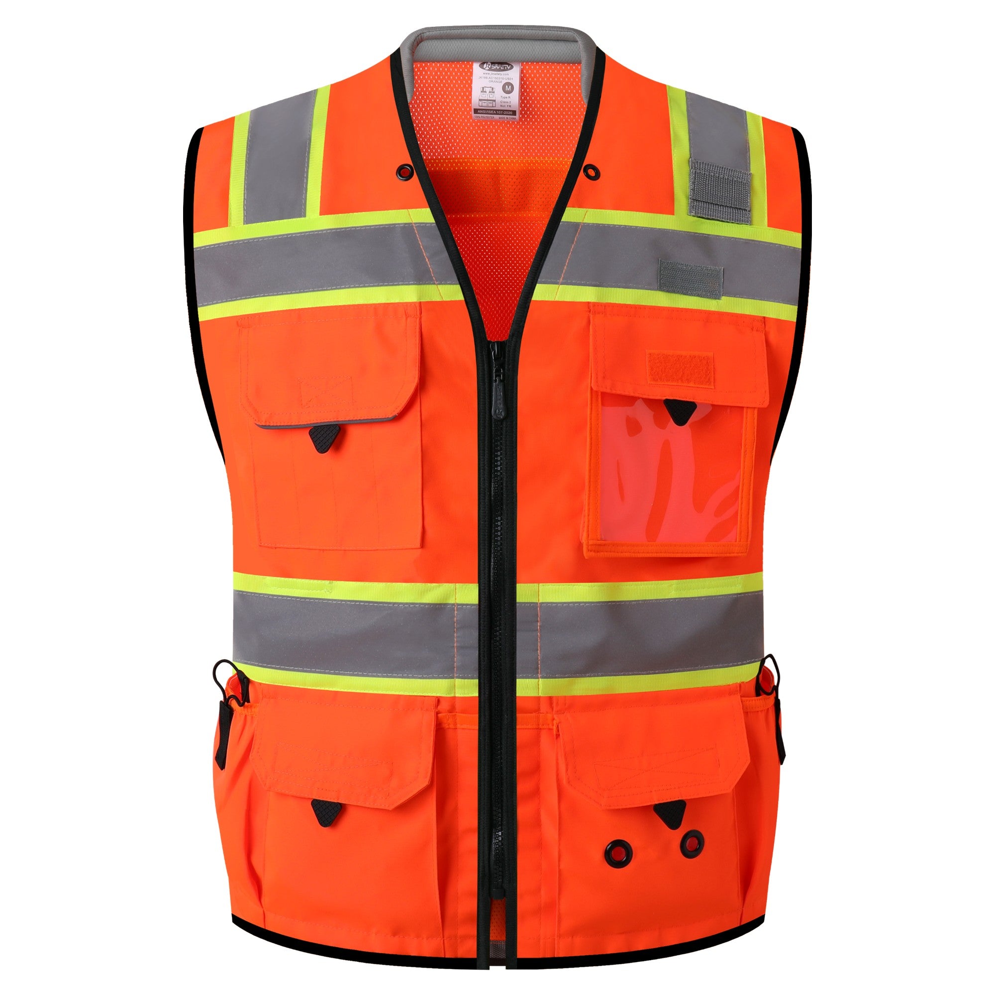 Weighted Vest Woman JK Safety Hi-Viz Surveyor Vest ANSI