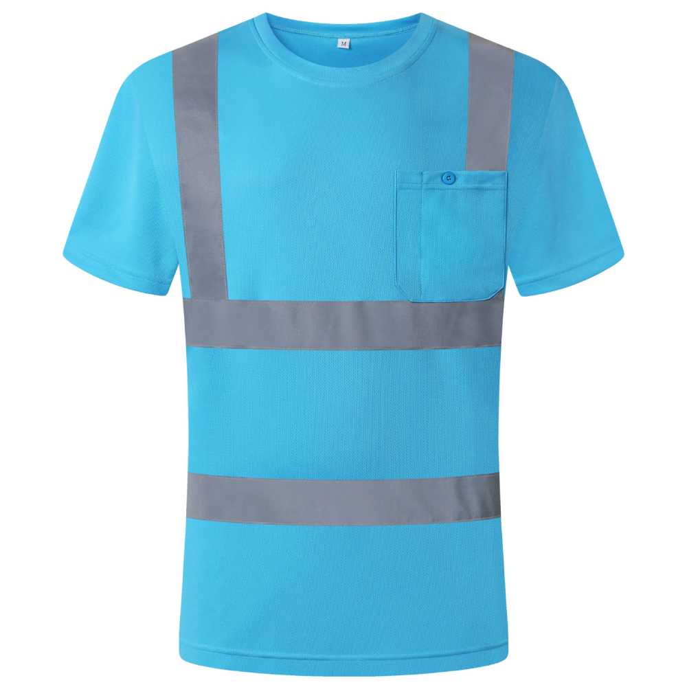 Blue reflective clearance safety shirts