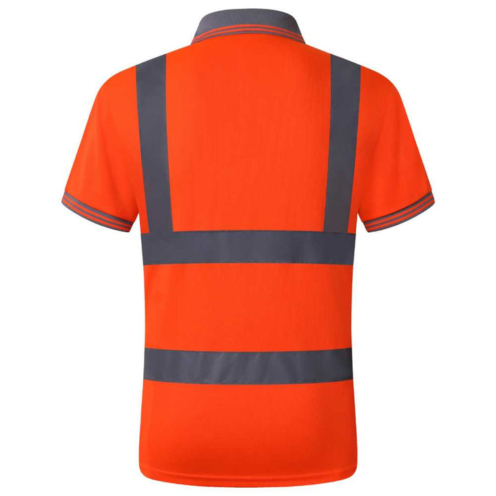 JKSafety Camisa de seguridad de alta visibilidad con manga corta (JKP066)